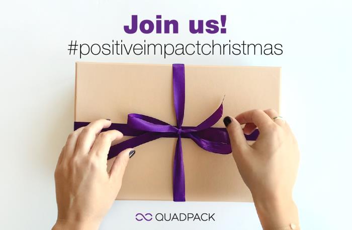 Quadpack launches a Christmas Challenge for positive impact